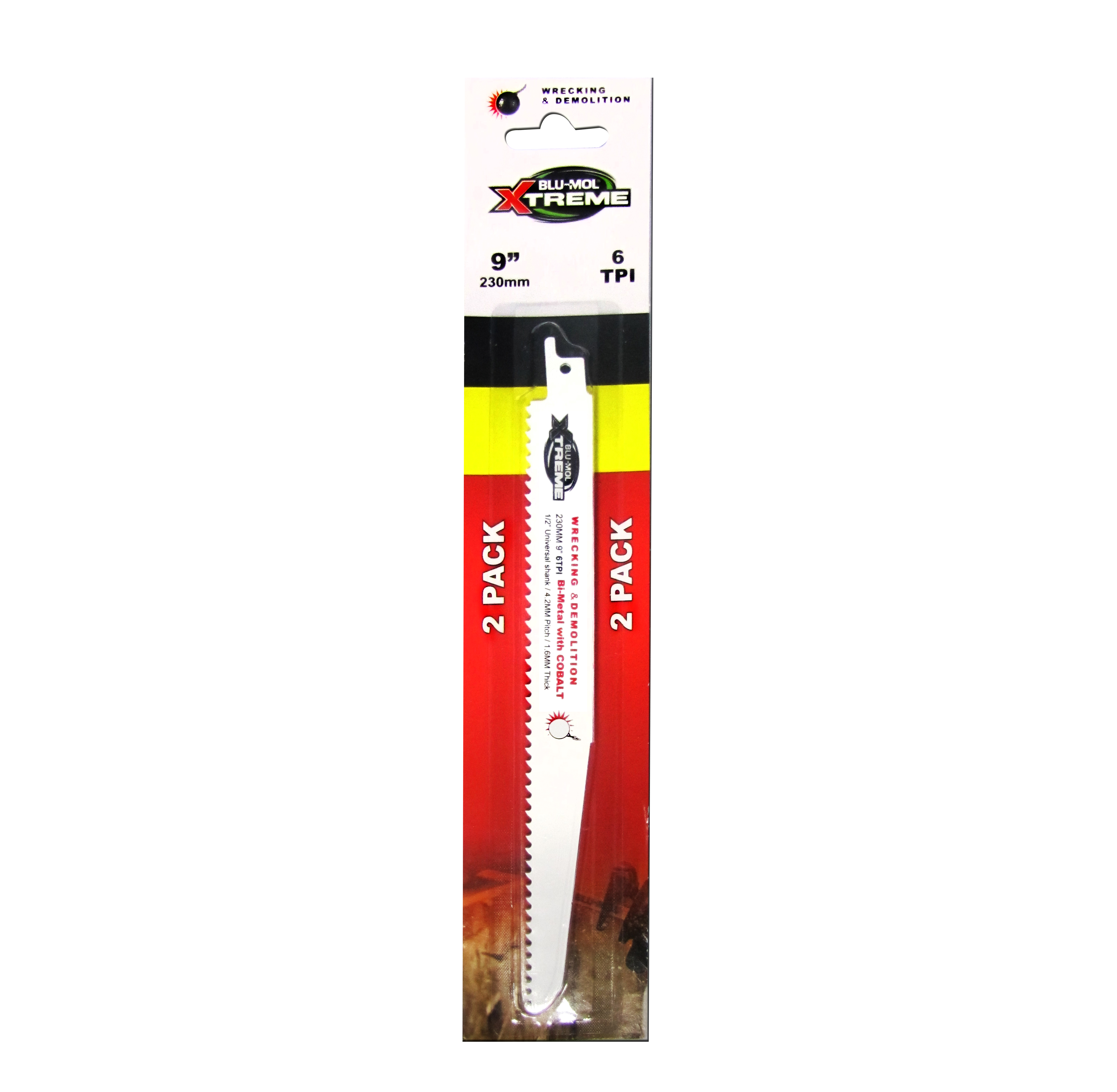 BLU-MOL XTREME 9X6T RECIPR0CATING BLADE (2 Pack)