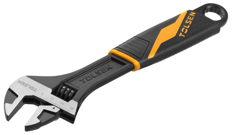 TOLSEN ADJUSTABLE WRENCH 250mm/10" (INDUSTRIAL)