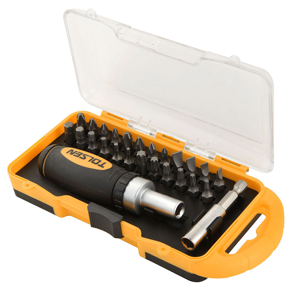26 PC BIT SET & RATCHET HANDLE