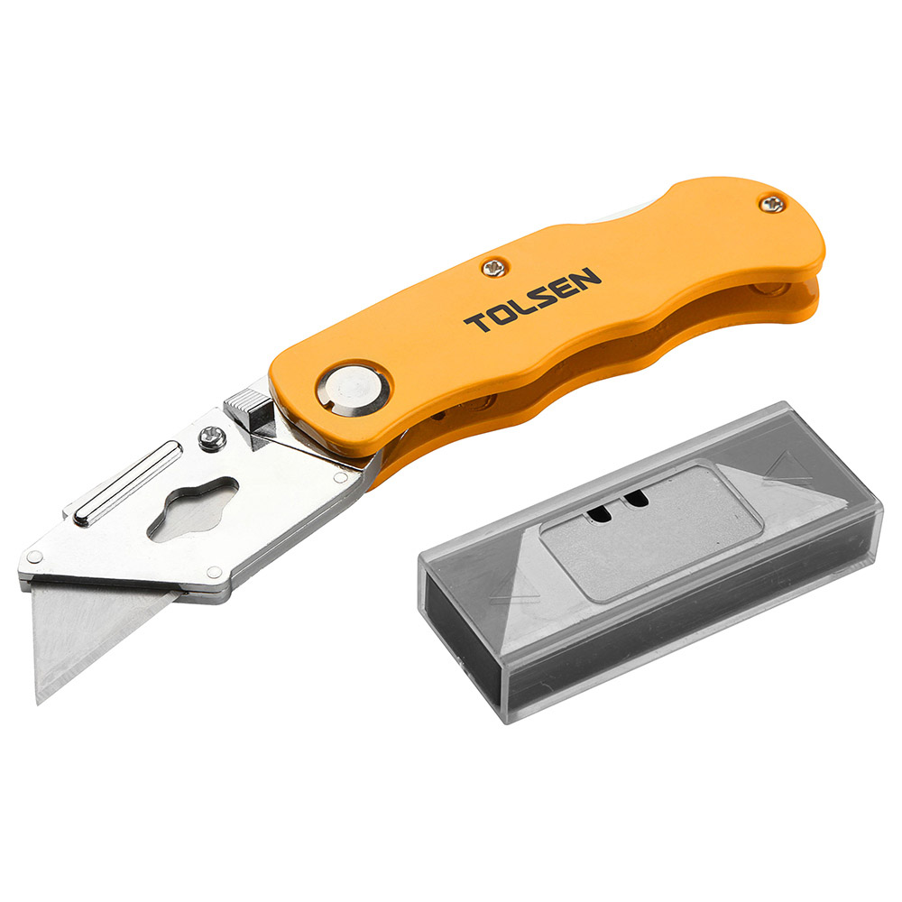 TOLSEN UTILITY KNIFE ALUMINIUM HANDLE 19 x 61mm