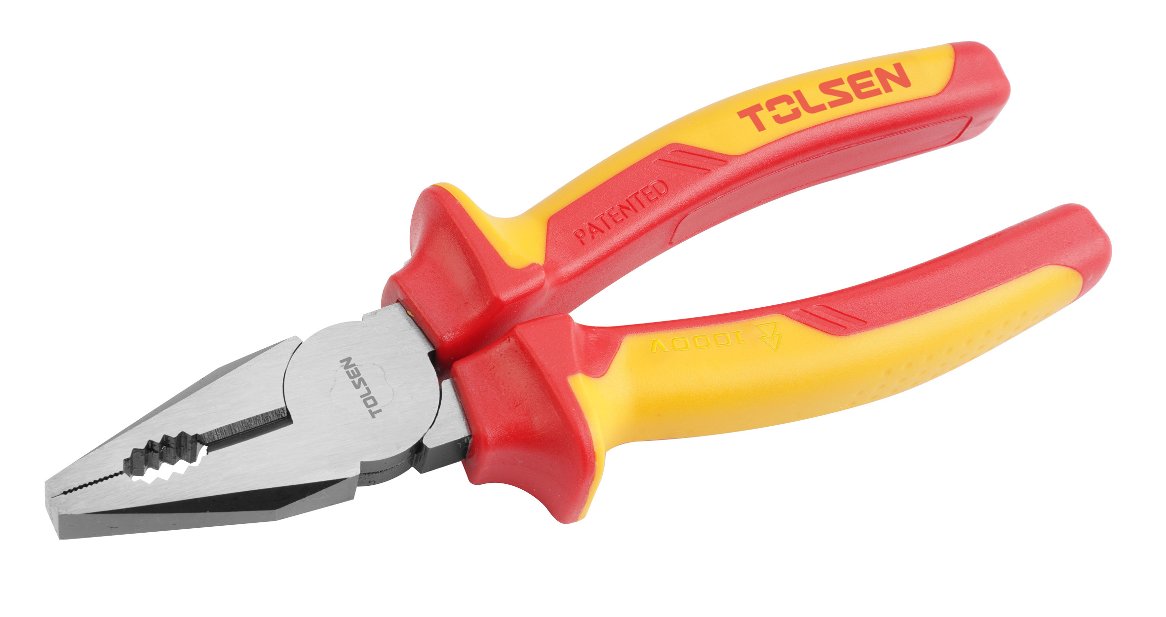 TOLSEN INSULATED COMBINATION PLIER 200mm (PREMIUM LINE)